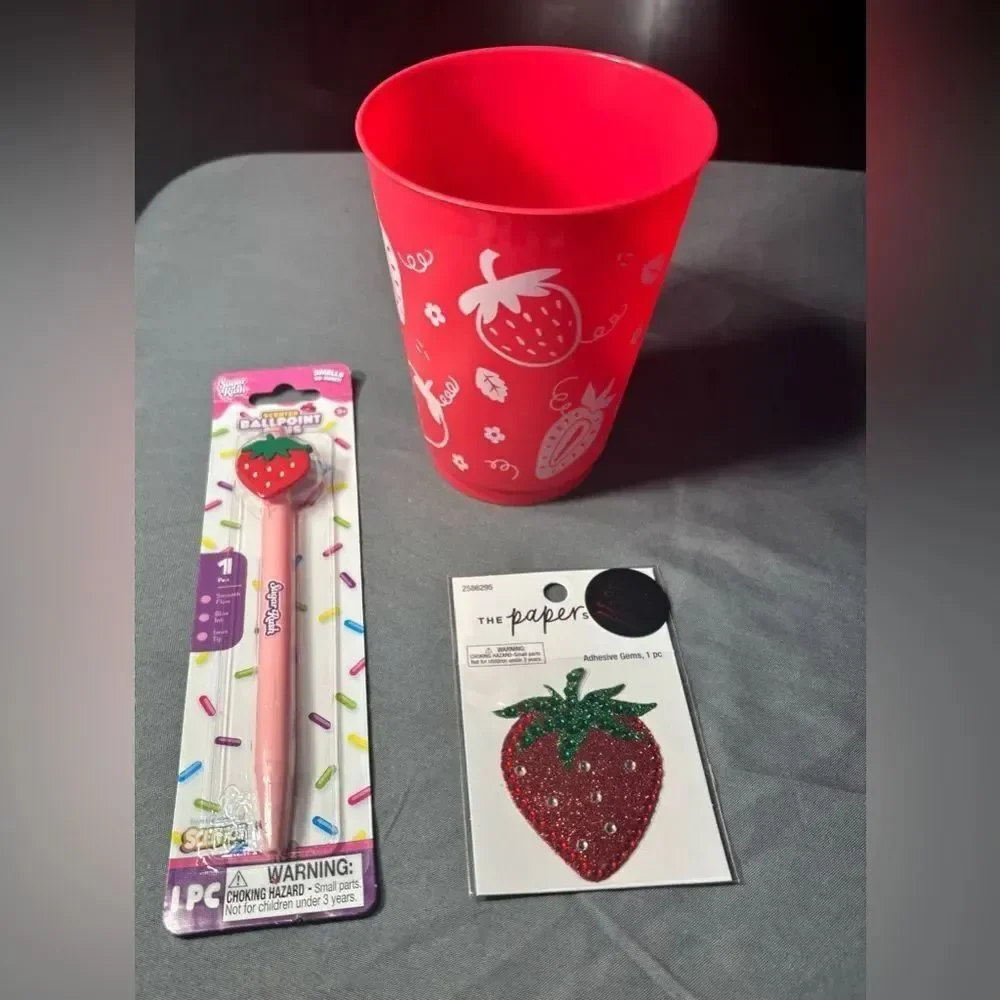 3 pc New Strawberry Bundle NWT